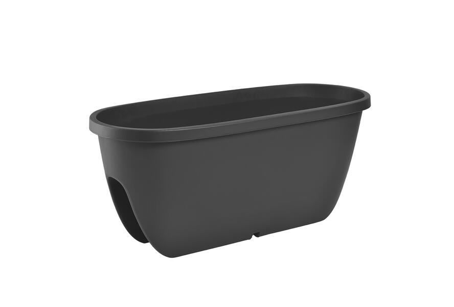 Truhlík na zábradlí Balconia 60 antracitový - Truhlík na zábradlí Balconia 60 antracitový