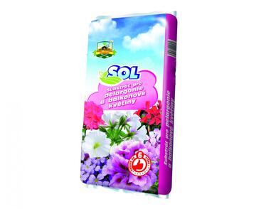 Substrát pro balkonové rostliny a pelargonie 50 l