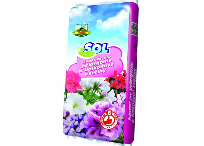 Substrát pro balkonové rostliny a pelargonie - Substrát pro balkonové rostliny a pelargonie