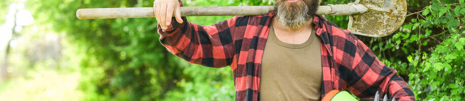 zahradník ve farmarskem stylu