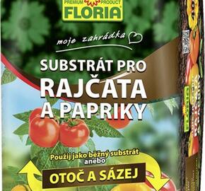 Substrát na rajčata a papriky FLORIA 40 l - Substrát na rajčata a papriky FLORIA 40 l