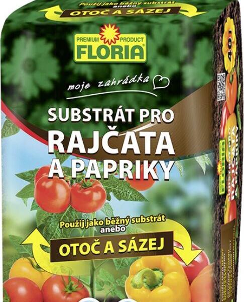 Substrát na rajčata a papriky FLORIA 40 l - Substrát na rajčata a papriky FLORIA 40 l