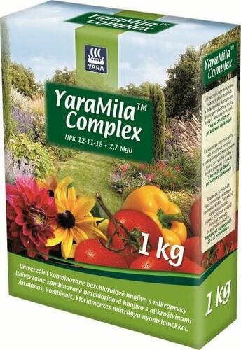 Univerzální krystalické hnojivo YaraMIla - YaraMIla Complex (12-11-18+3)