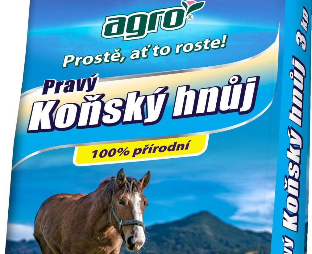 Organické hnojivo vyráběné z koňského hnoje - Koňský hnůj AGRO