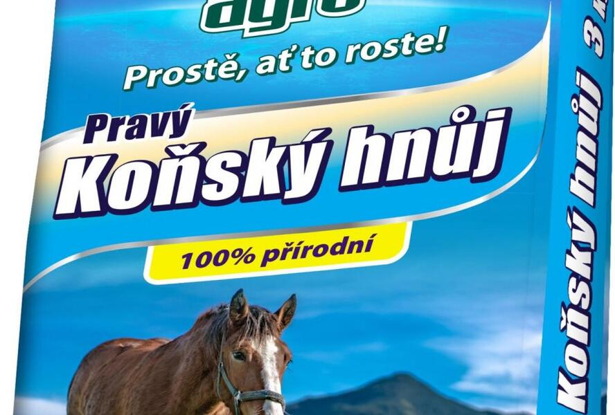Organické hnojivo vyráběné z koňského hnoje - Koňský hnůj AGRO