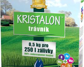 Krystalické hnojivo na trávník 0,5 kg