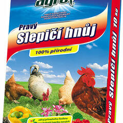 Organické hnojivo z drůbeží podestýlky - Slepičí hnůj AGRO