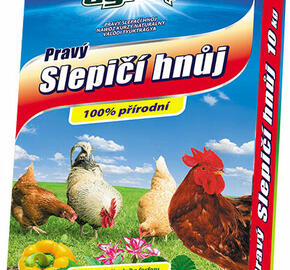 Organické hnojivo z drůbeží podestýlky - Slepičí hnůj AGRO