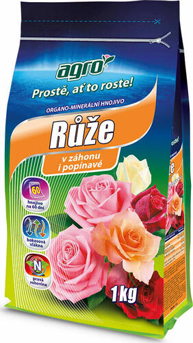 Organo-minerální hnojivo růže AGRO 1 kg