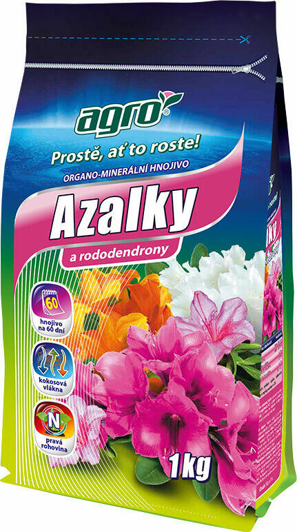 Organo-minerální hnojivo azalky a rodododendron AGRO 1 kg - Organo-minerální hnojivo azalky a rodododendron AGRO 1 kg