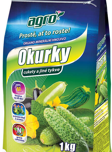 Organo-minerální hnojivo pro okurky, cukety a jiné tykve AGRO 1 kg - Organo-minerální hnojivo pro okurky, cukety a jiné tykve AGRO 1 kg