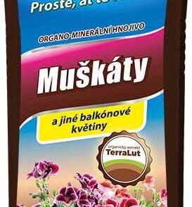 Organo-minerální kapalné hnojivo na muškáty AGRO 1 l