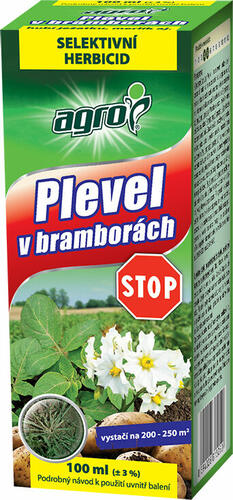 Selektivní systémový herbicid k hubení plevelů v bramborách - Plevel v bramborách STOP 100 ml