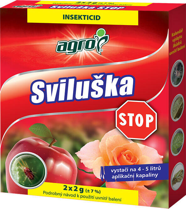 Insekticid s hloubkovým účinkem proti sviluškám - Sviluška STOP 2 x 2 g