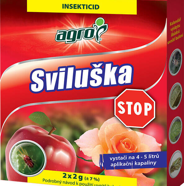 Insekticid s hloubkovým účinkem proti sviluškám - Sviluška STOP 2 x 2 g