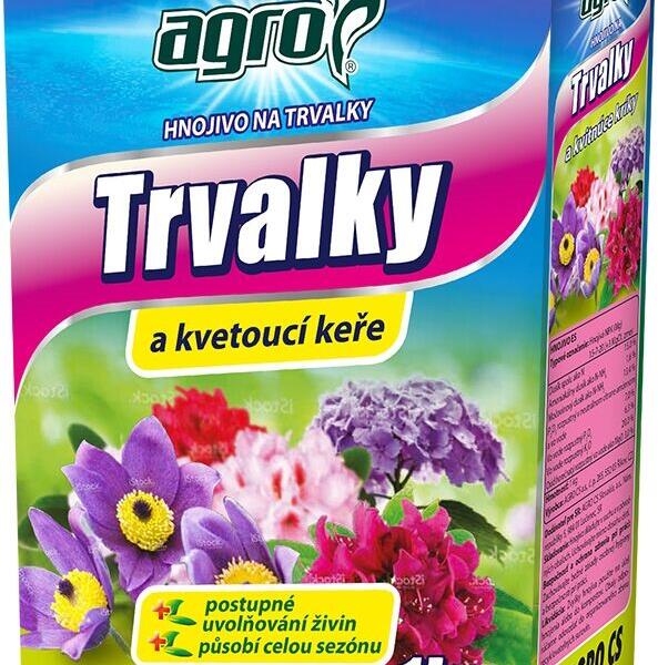Minerální hnojivo pro jarní jednorázové hnojení okrasné zahrady - Hnojivo na trvalky AGRO 1 kg