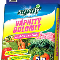 Minerální hnojivo s vysokým obsahem vápníku, hořčíku a stopových prvků - Vápnitý dolomit AGRO