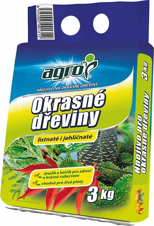 Minerální granulované hnojivo s vyšším obsahem draslíku - Hnojivo pro okrasné dřeviny AGRO