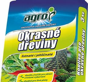 Minerální granulované hnojivo s vyšším obsahem draslíku - Hnojivo pro okrasné dřeviny AGRO