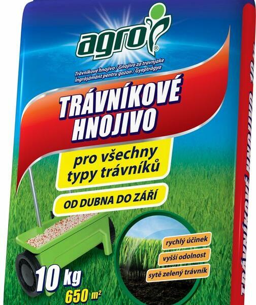 Trávníkové hnojivo AGRO - Trávníkové hnojivo AGRO