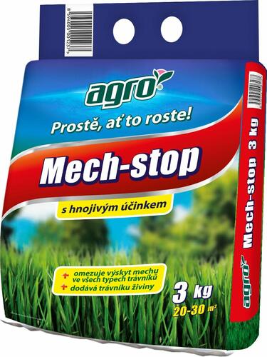 Přípravek pro likvidaci mechu v trávníku - Mech-stop AGRO