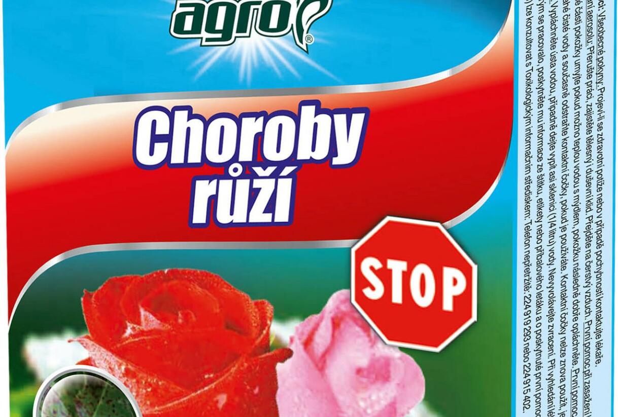 Fungicid k ochraně proti houbovým chorobám růží - Choroby růží STOP AGRO 3x1 g