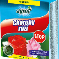 Fungicid k ochraně proti houbovým chorobám růží - Choroby růží STOP AGRO 3x1 g