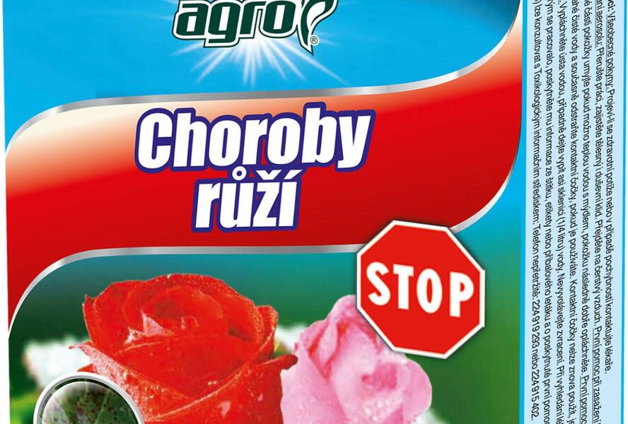 Fungicid k ochraně proti houbovým chorobám růží - Choroby růží STOP AGRO 3x1 g