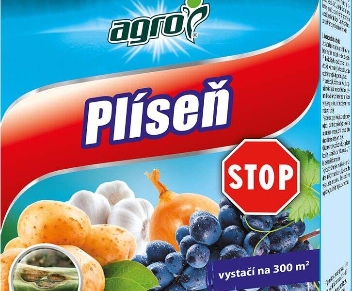 Fungicid a baktericid proti širokému spektru chorob Plíseň STOP - Plíseň STOP AGRO 3 x 20 g
