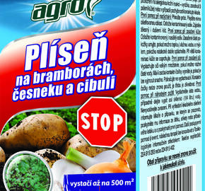 Fungicid se systémovým účinkem proti plísni na bramborách, česneku a cibuli - Plíseň na bramborách, česneku a cibuli STOP 20 ml