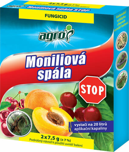 Fungicid se systémovým účinkem proti moliniové spále - Moniliová spála STOP 2 x 7,5 g