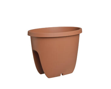 Květináč na zábradlí Balconia 30 terakotový