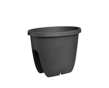 Květináč na zábradlí Balconia 30 antracitový