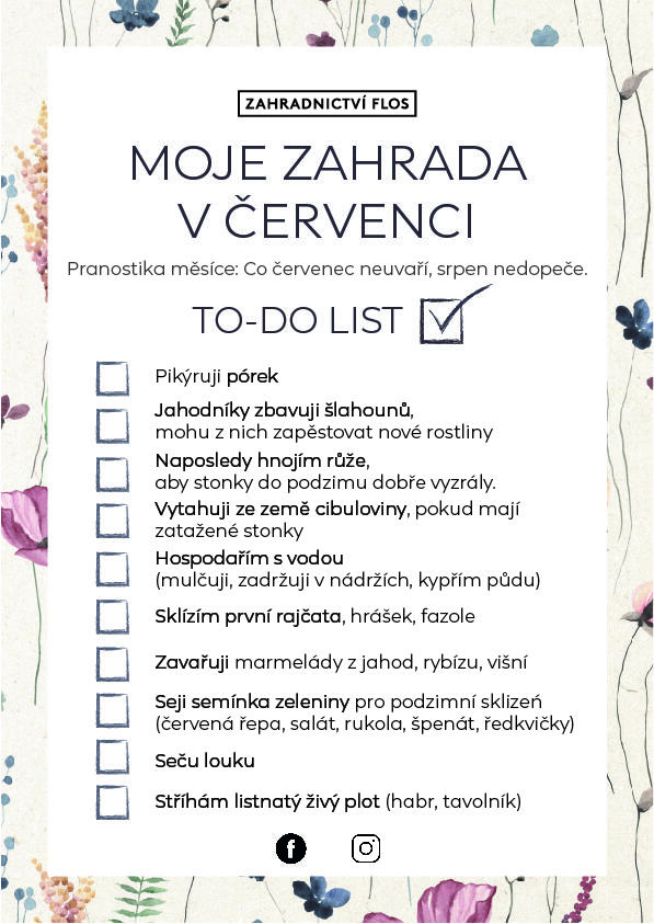 to-do list červenec