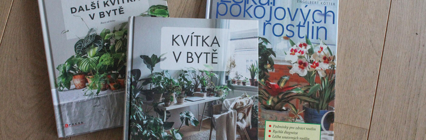 knihy o pokojových rostlinách