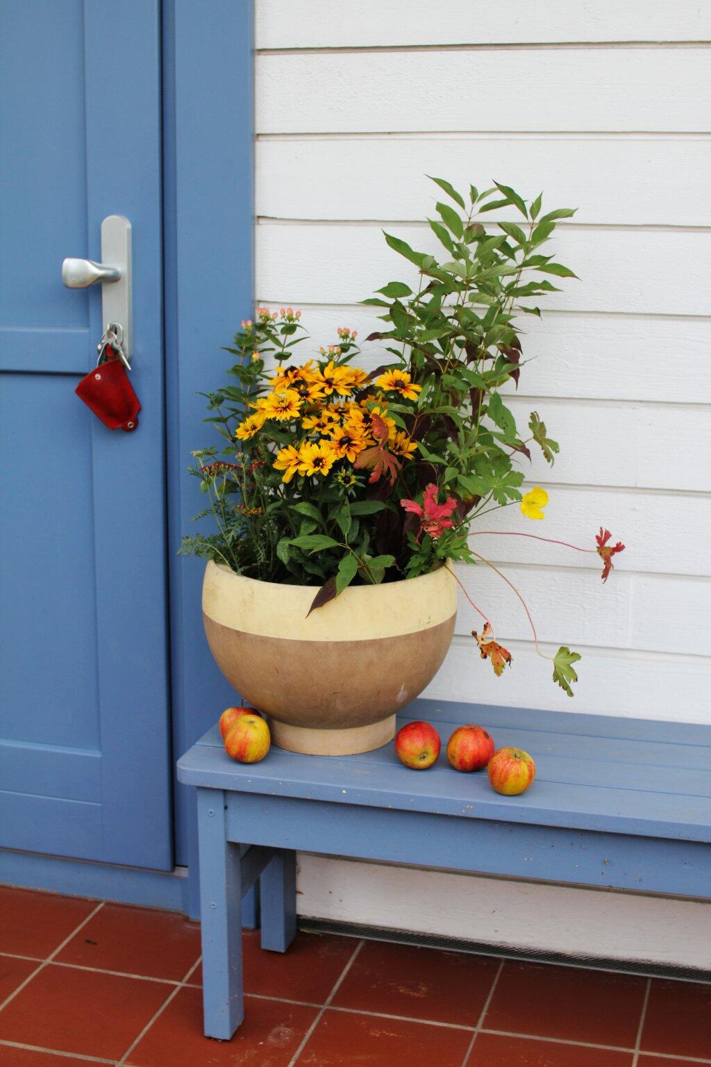 podzimní dekorace ke dveřím
