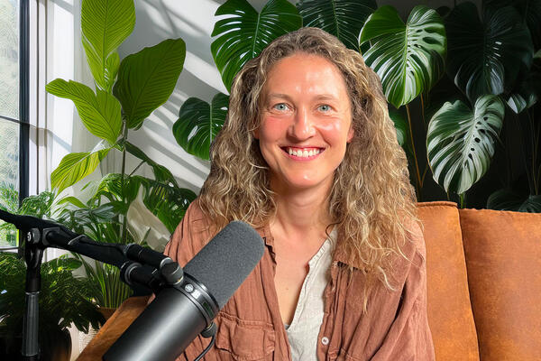 Kvítka v bytě s pozadím