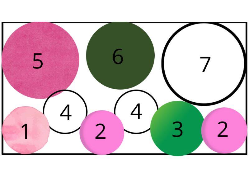 Kombinovaný záhon na slunce Keřová zahrada - Keřová zahrada