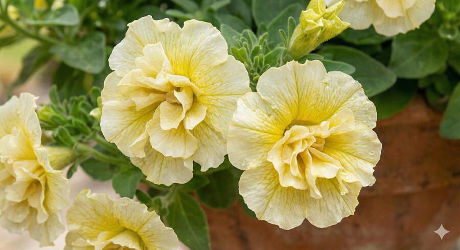 Petúnie 'Tumbelina Susanna' - Petunia hybrida 'Tumbelina Susanna'