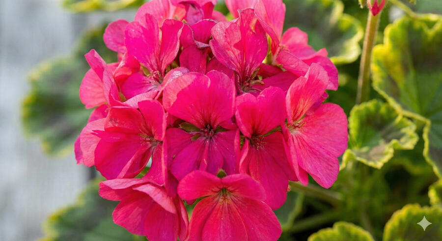 Muškát, pelargonie páskatá 'Green Idols Neon' - Pelargonium zonale 'Green Idols Neon'