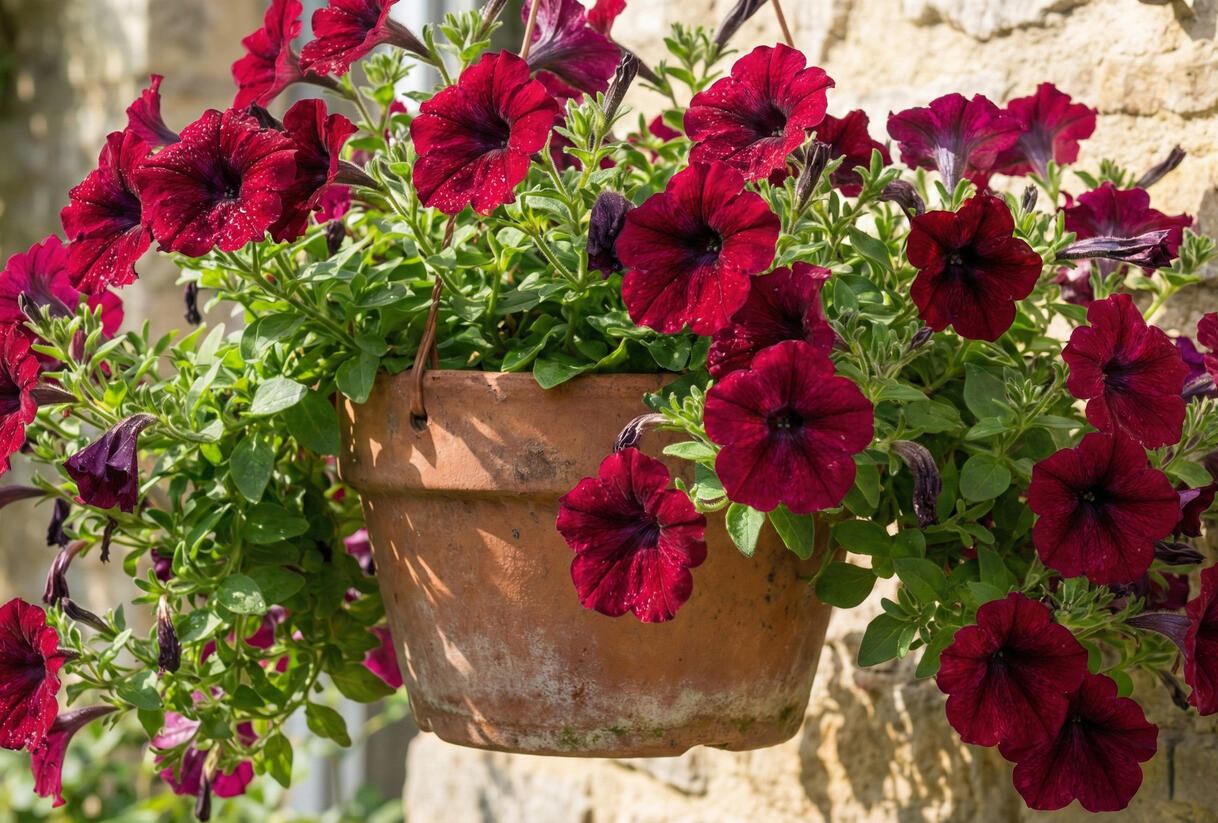 Petúnie, surfínie 'Burgundy' - Petunia hybrida Surfinia 'Burgundy'