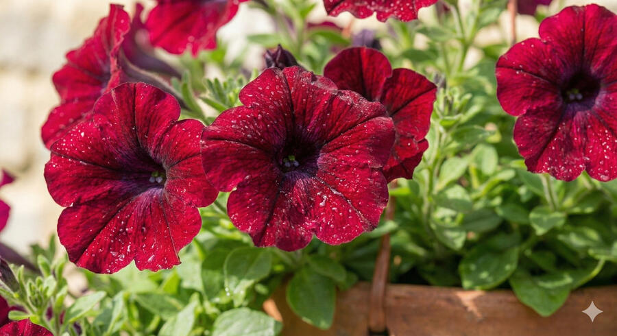 Petúnie, surfínie 'Burgundy' - Petunia hybrida Surfinia 'Burgundy'