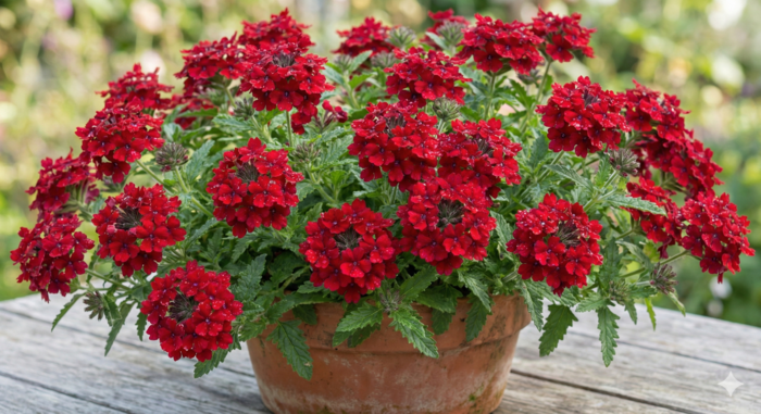 Sporýš 'Vanessa Compact Hot Red' - Verbena hybrida 'Vanessa Compact Hot Red'