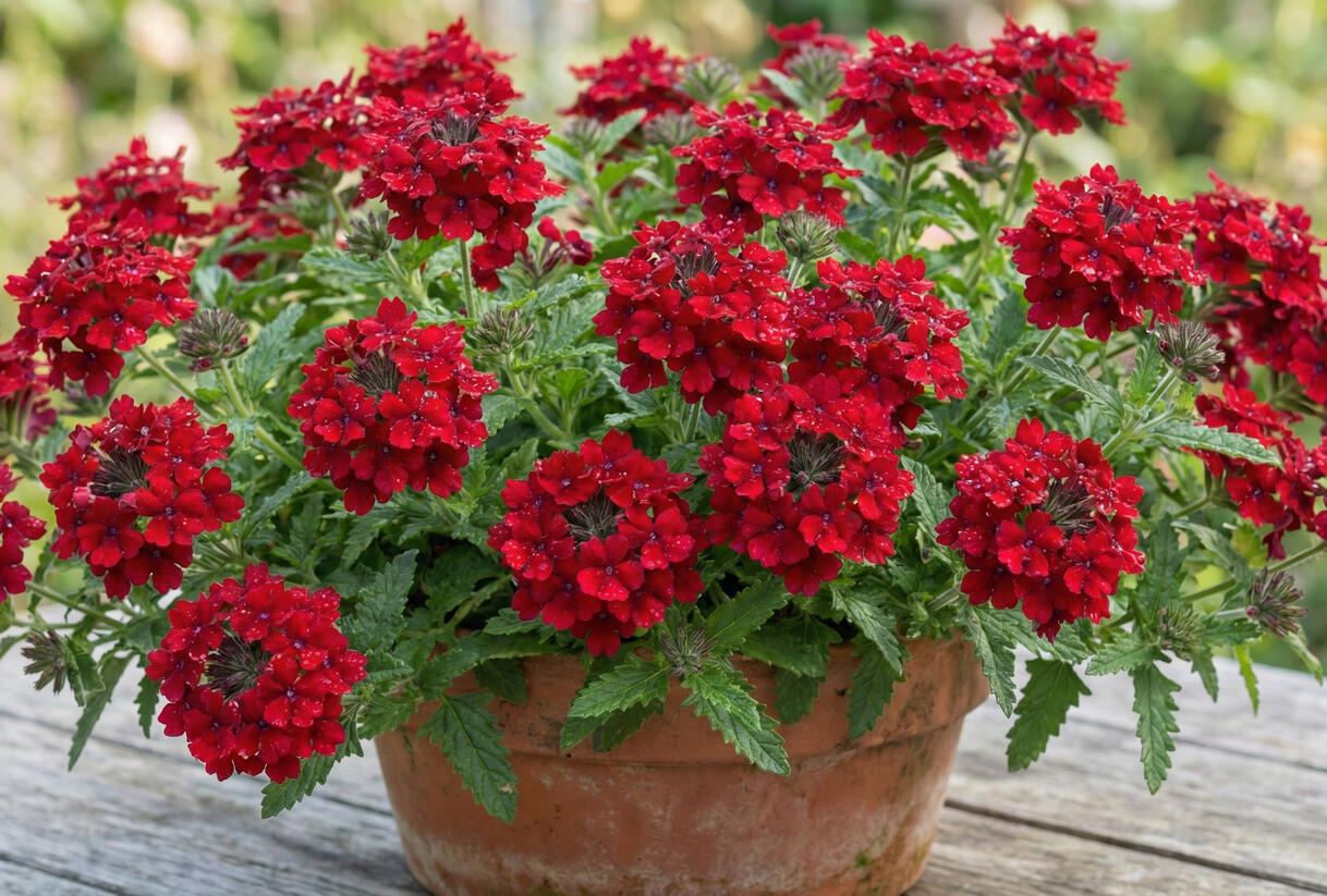 Sporýš 'Vanessa Compact Hot Red' - Verbena hybrida 'Vanessa Compact Hot Red'