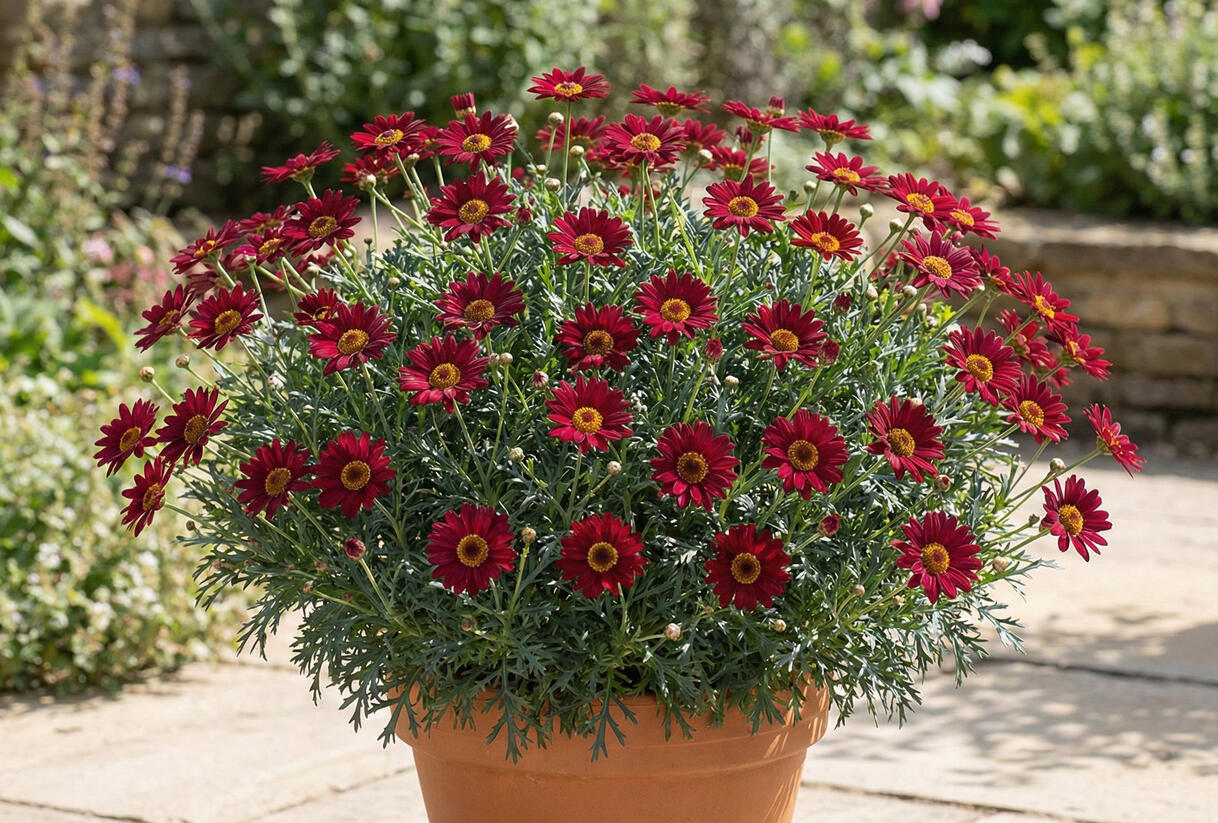 Kopretina pařížská 'Aramis Classic Red' - Argyranthemum frutescens 'Aramis Classic Red'