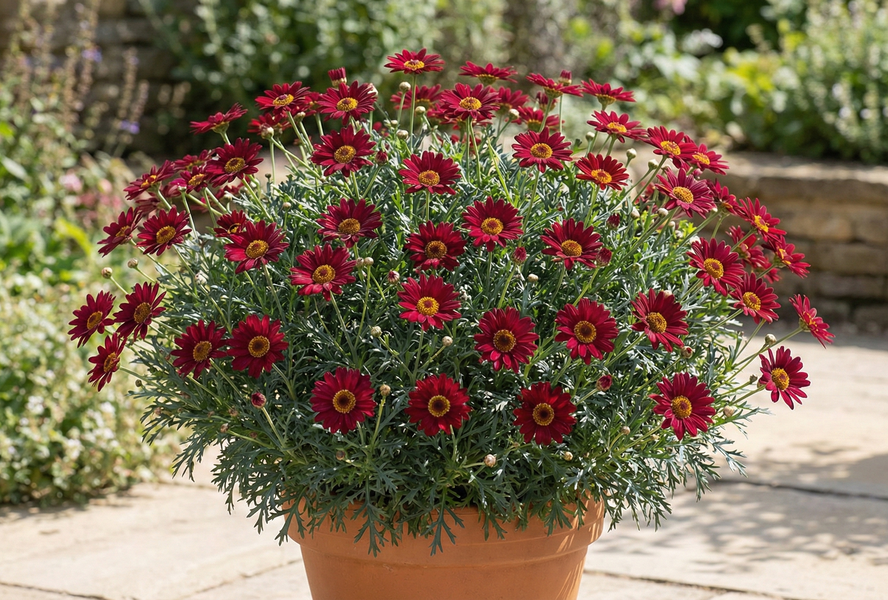 Kopretina pařížská 'Aramis Classic Red' - Argyranthemum frutescens 'Aramis Classic Red'