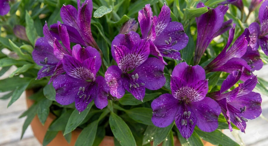 Alstromérie, boubelka 'Inticancha Indigo' - Alstroemeria hybrida 'Inticancha Indigo'