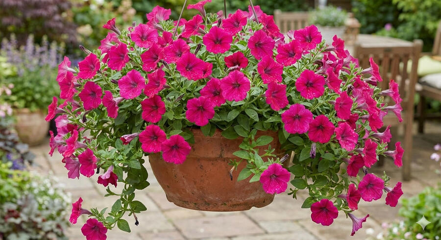 Petúnie 'Cascadias Fuchsia' - Petunia hybrida 'Cascadias Fuchsia'