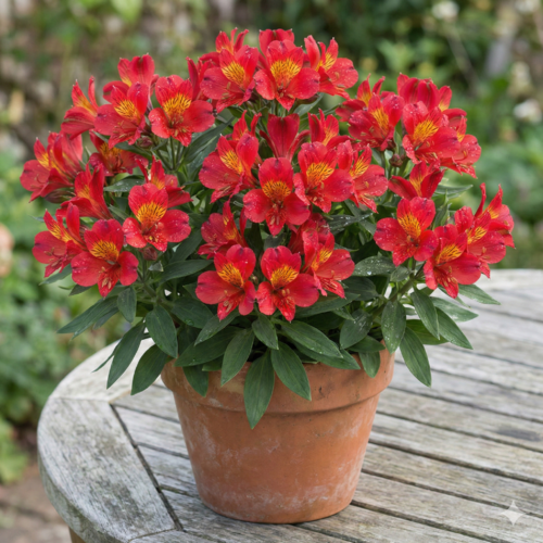 Alstromérie, boubelka Summer Paradise 'Summer Pepper' - Alstroemeria hybrida Summer Paradise 'Summer Pepper'
