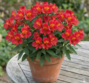 Alstromérie, boubelka Summer Paradise 'Summer Pepper' - Alstroemeria hybrida Summer Paradise 'Summer Pepper'